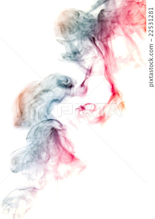 Smoke-shaped Monster,white background Smoke-shaped Monster,white background 22531281