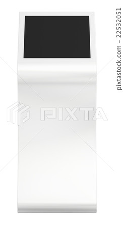 information kiosk. Terminal. interactive kiosk on information kiosk. Terminal. interactive kiosk on 22532051