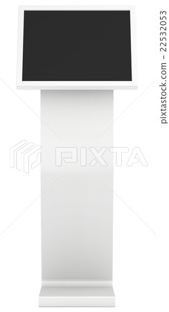 information kiosk. Terminal. interactive kiosk on information kiosk. Terminal. interactive kiosk on 22532053