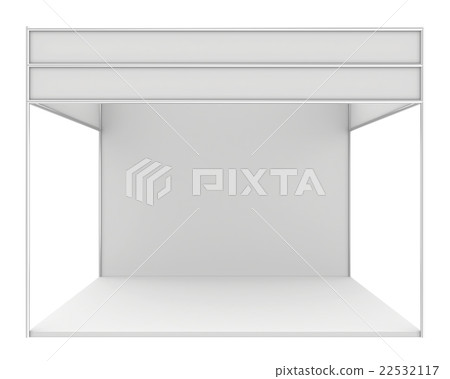 Blank exhibition stand. 3d render isolated on Blank exhibition stand. 3d render isolated on 22532117