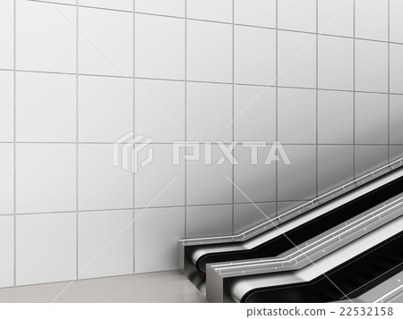 Escalator, Up and down escalators in public Escalator, Up and down escalators in public 22532158