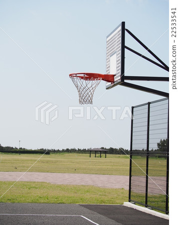 Basketball goal post 22533541