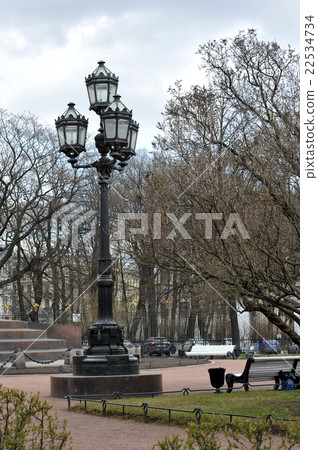cast iron Lamp in the Catherine garden cast iron Lamp in the Catherine garden 22534734