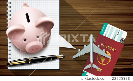 Vector of Financial Planning for travel Vector of Financial Planning for travel 22535528