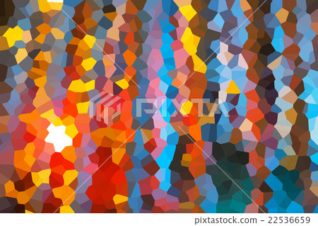 Abstract colorful crystal line 22536659