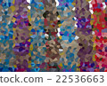 Abstract colorful crystal line 22536663