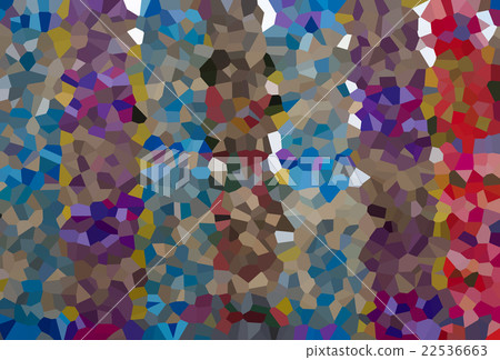 Abstract colorful crystal line 22536663