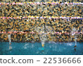 Abstract fountain low polygon 22536666