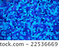 Abstract blue low polygon 22536669