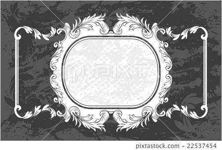 Decorative frame with pattern Decorative frame with pattern 22537454