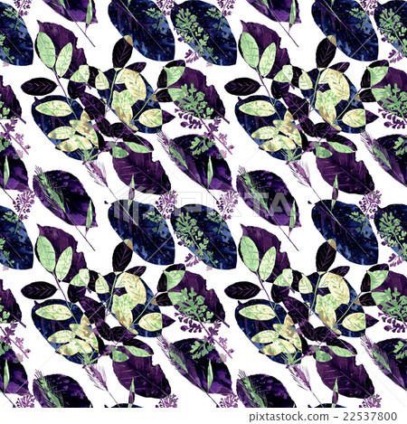 Hand drawn watercolor colorful seamless pattern. - Stock Illustration ...