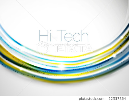 Glossy wave, coporate business brochure identity 22537864