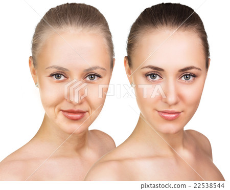 Woman's portrait 20,60 years old. Woman's portrait 20,60 years old. 22538544