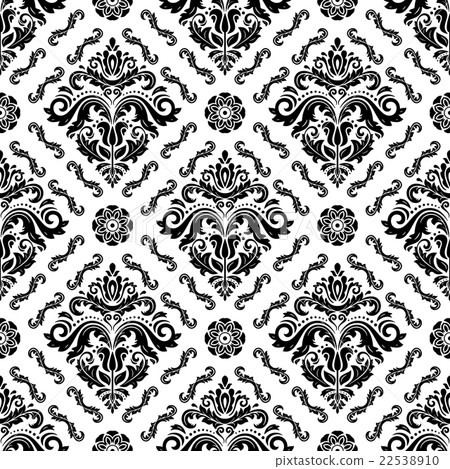 Damask Seamless Pattern - Stock Illustration [22538910] - PIXTA