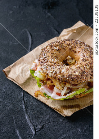 Whole Grain bagel Whole Grain bagel 22539139