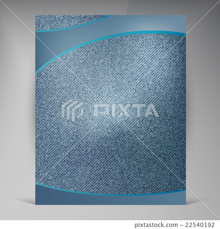 Vector Beautiful Blue Flyer. - Stock Illustration [22540192] - PIXTA