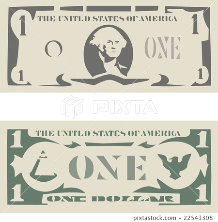 1 dollar bill 22541308