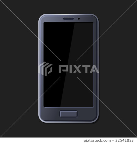 Realistic Smart Phone on Dark Background. Vector Realistic Smart Phone on Dark Background. Vector 22541852