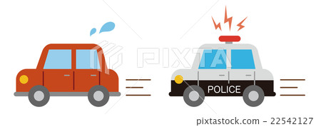 警車追逐違規車輛 22542127