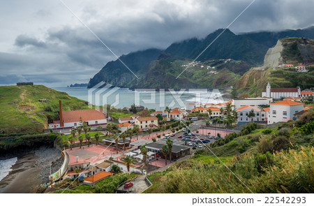 Madeira island, Porto da Cruz town and mountain Madeira island, Porto da Cruz town and mountain 22542293