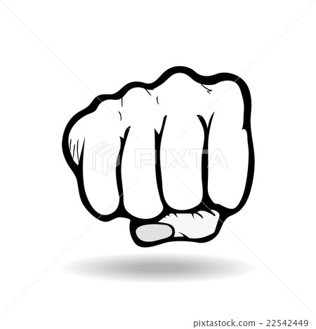 Vector of cartoon hand Vector of cartoon hand 22542449