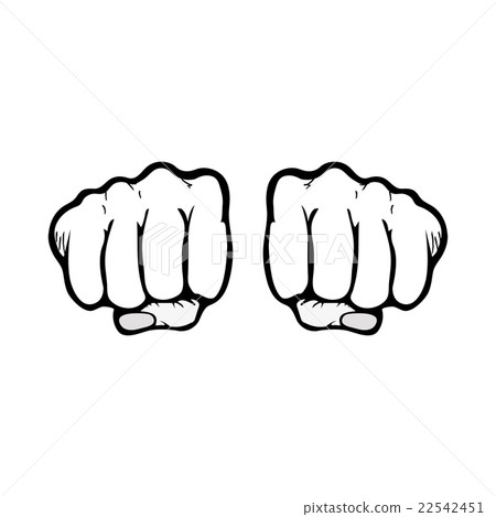 Vector of cartoon hand Vector of cartoon hand 22542451