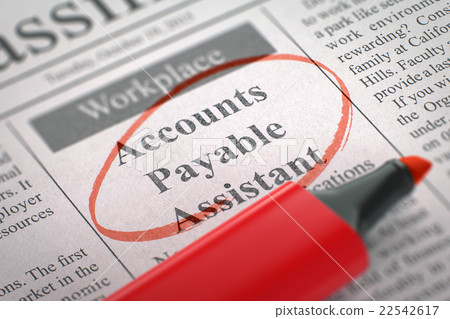 Now Hiring Accounts Payable Assistant. 22542617