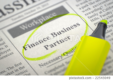 Job Opening Finance Business Partner. Job Opening Finance Business Partner. 22543049