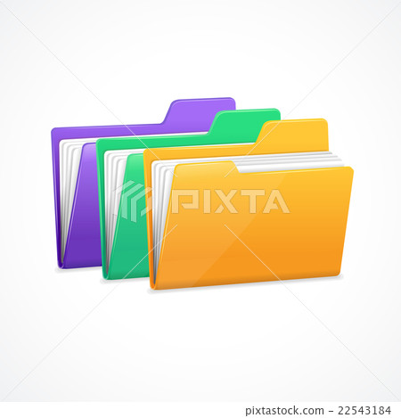File Folders Set. Vector File Folders Set. Vector 22543184