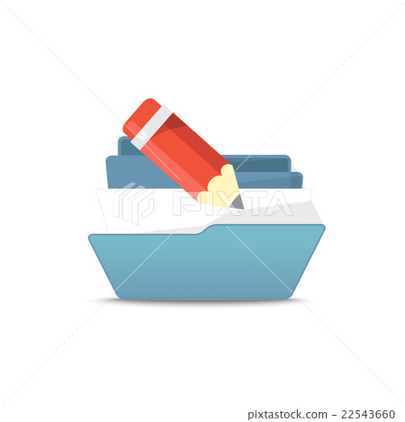 Computer interface folder vector illustration 22543660