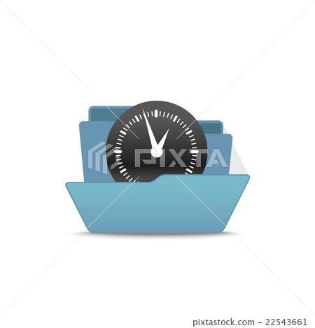 Computer interface folder vector illustration Computer interface folder vector illustration 22543661