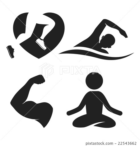 Fitness elements and logos. Fitness elements and logos. 22543662