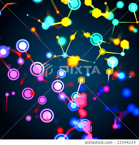Molecular structure and communication concept Molecular structure and communication concept 22544224