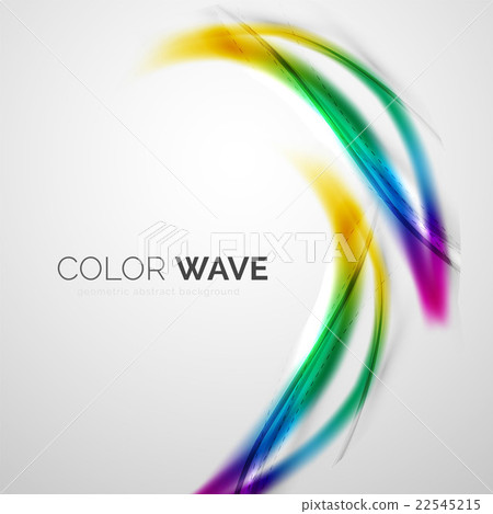 Color wave vector element-插圖素材 [22545215] - PIXTA圖庫