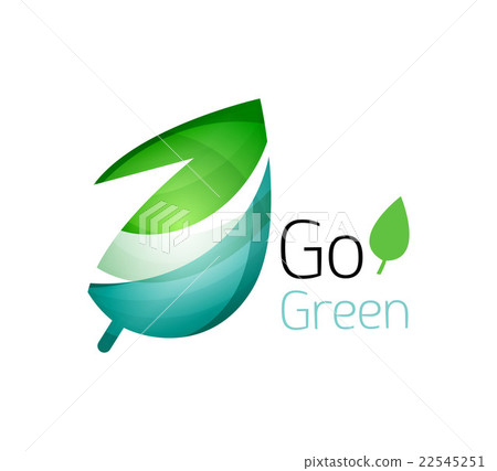 Minimalistic modern abstract leaf design, nature Minimalistic modern abstract leaf design, nature 22545251