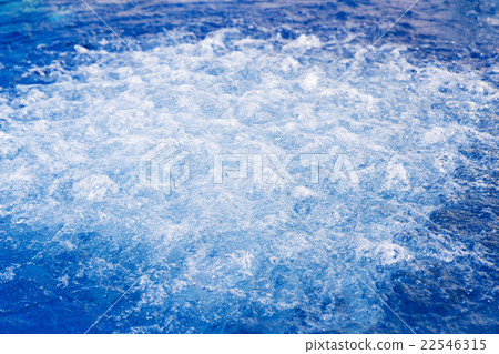 Water surface background at blue swimming pool 22546315