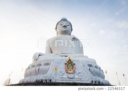 Big marble buddha statue Phuket island, Thailand Big marble buddha statue Phuket island, Thailand 22546317