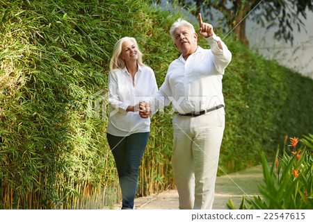 Walking in park Walking in park 22547615