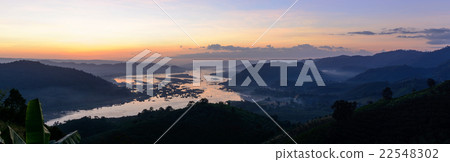Beautiful landscape with twilight sky Beautiful landscape with twilight sky 22548302