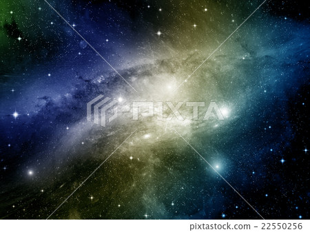 galaxy in a free space 22550256
