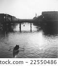 道頓堀河晚上風光在1945年左右 22550486
