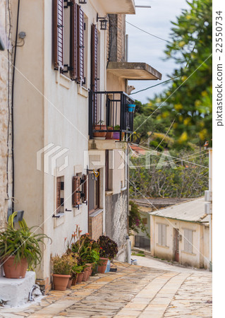 Greek street in the summer 22550734