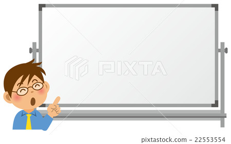 Teacher male white board Teacher male white board 22553554