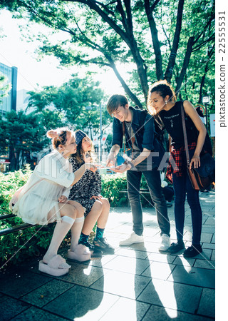 在原宿瞄準的外國人 在原宿瞄準的外國人 22555531