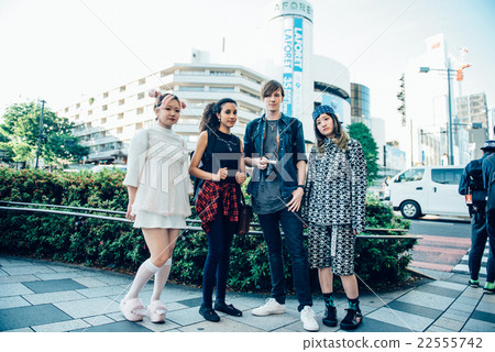 Foreigner who sights in Harajuku Foreigner who sights in Harajuku 22555742