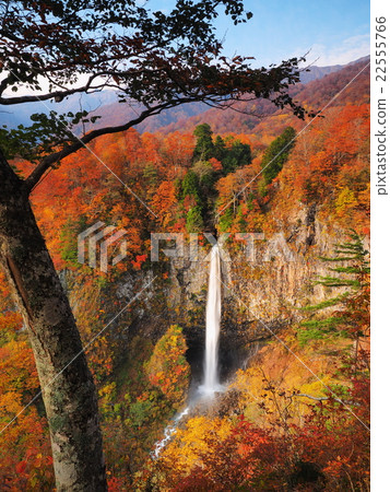 秋天的秋天留下浪端的白色泡沫 22555766