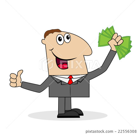Business man with money in his hands  22556308