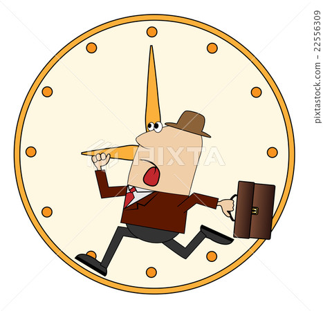 business man is late for work business man is late for work 22556309