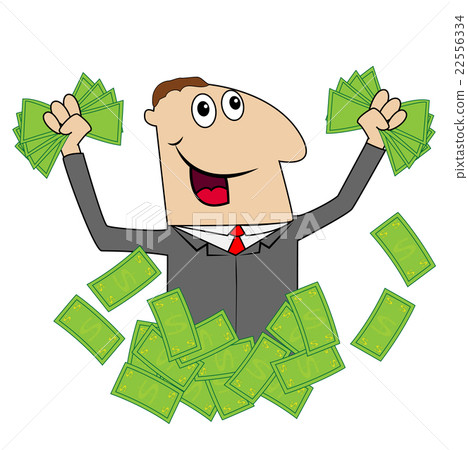 Business man with money in his hands  22556334