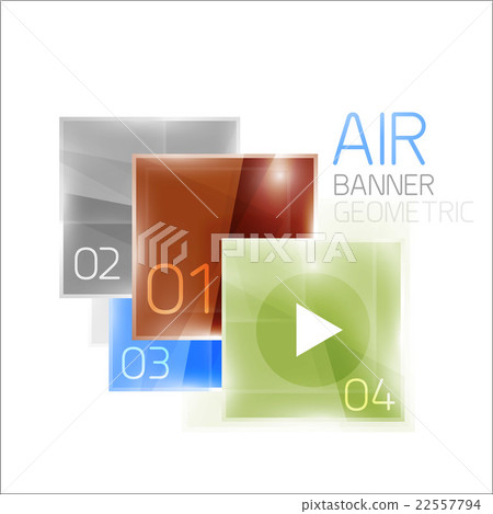 Air glossy square composition 22557794